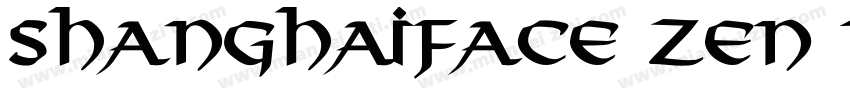 shanghaiface zen bo字体转换